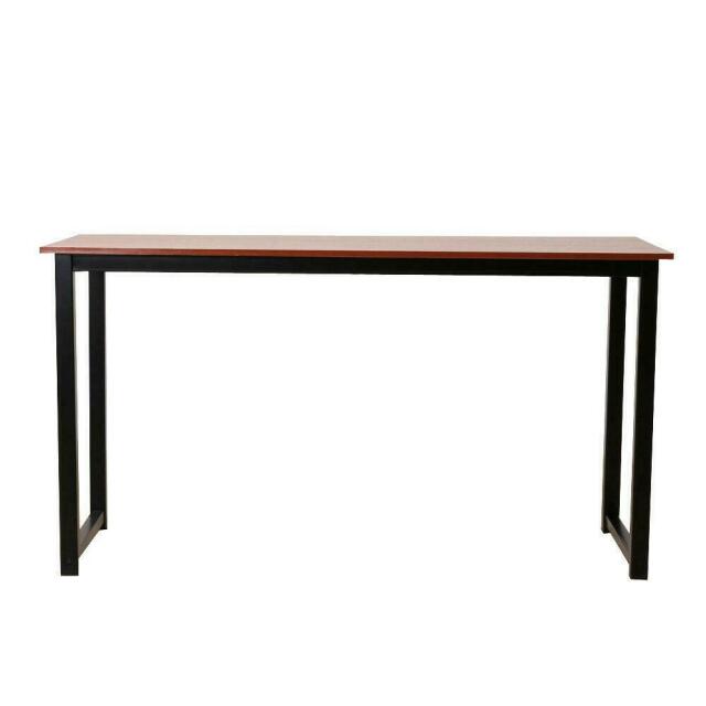 Portable Home Office Desk Computer Workstation Table Brown