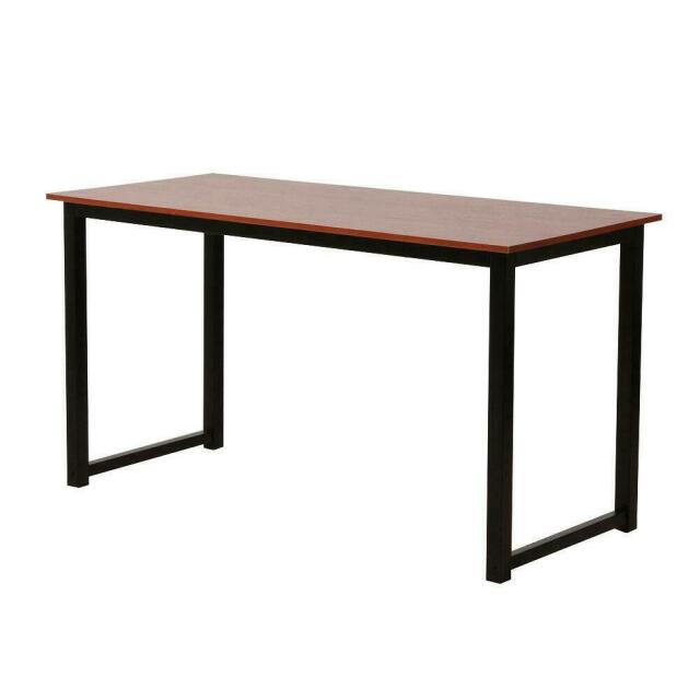 Portable Home Office Desk Computer Workstation Table Brown