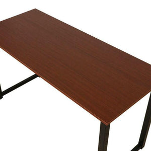 Portable Home Office Desk Computer Workstation Table Brown