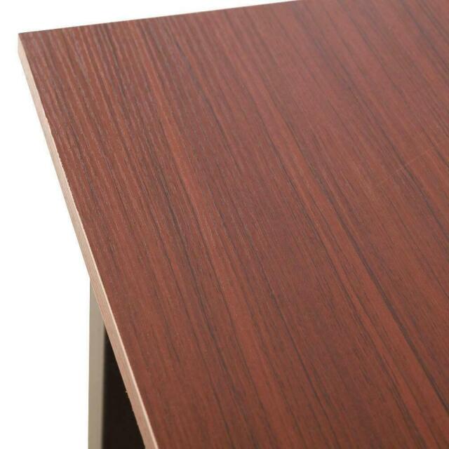 Portable Home Office Desk Computer Workstation Table Brown