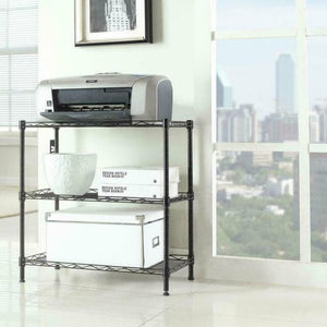 3-Tier Kitchen Storage Cart Microwave Oven Rack Utility Workstation Stand Shelf