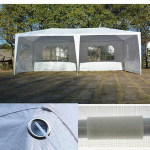 10'x20' Party Tent Outdoor Gazebo Wedding Canopy 4 Removable Walls White