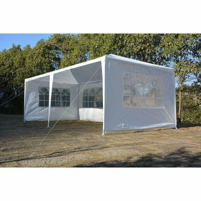 10'x20' Party Tent Outdoor Gazebo Wedding Canopy 4 Removable Walls White