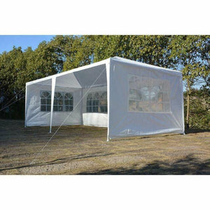 10'x20' Party Tent Outdoor Gazebo Wedding Canopy 4 Removable Walls White