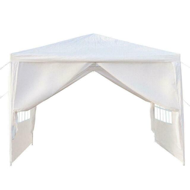 Heavy Duty 10'x10' Party Tent Outdoor Gazebo Wedding Canopy W/4 Side Walls