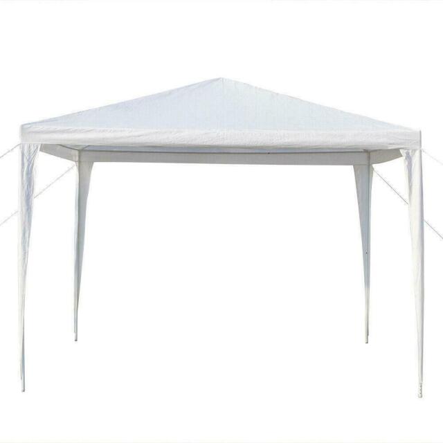 Heavy Duty 10'x10' Party Tent Outdoor Gazebo Wedding Canopy W/4 Side Walls