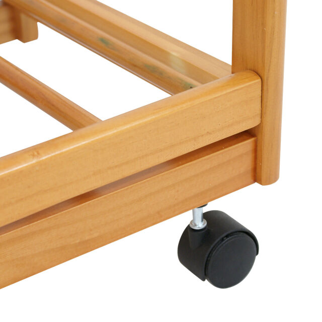 Rolling Wood Kitchen Island Trolley Cart Dining Storage Drawers Stand Bar Top