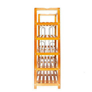 5 Tier Wooden Shoe Rack Shelf Storage Organizer Entryway Home Furniture