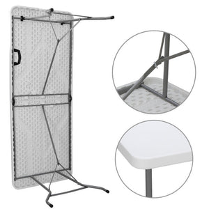 6 FT Folding Table Portable Plastic Indoor Outdoor Picnic Dining Camping Table