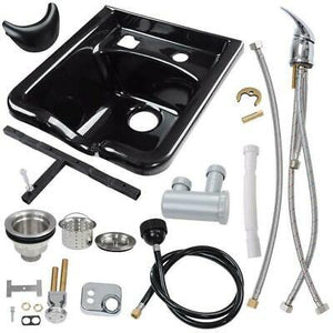 Portable Shampoo w/ Bowl Basin Hair Sink Barber Salon Beauty Treatment Equipment