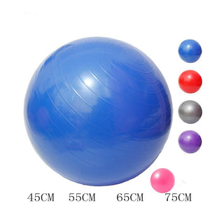 ITSTYLE Sports Yoga Balls Bola Pilates Fitness Gym Balance Fitball Exercise Pilates Workout Massage Ball 45cm 55cm 65cm 75cm