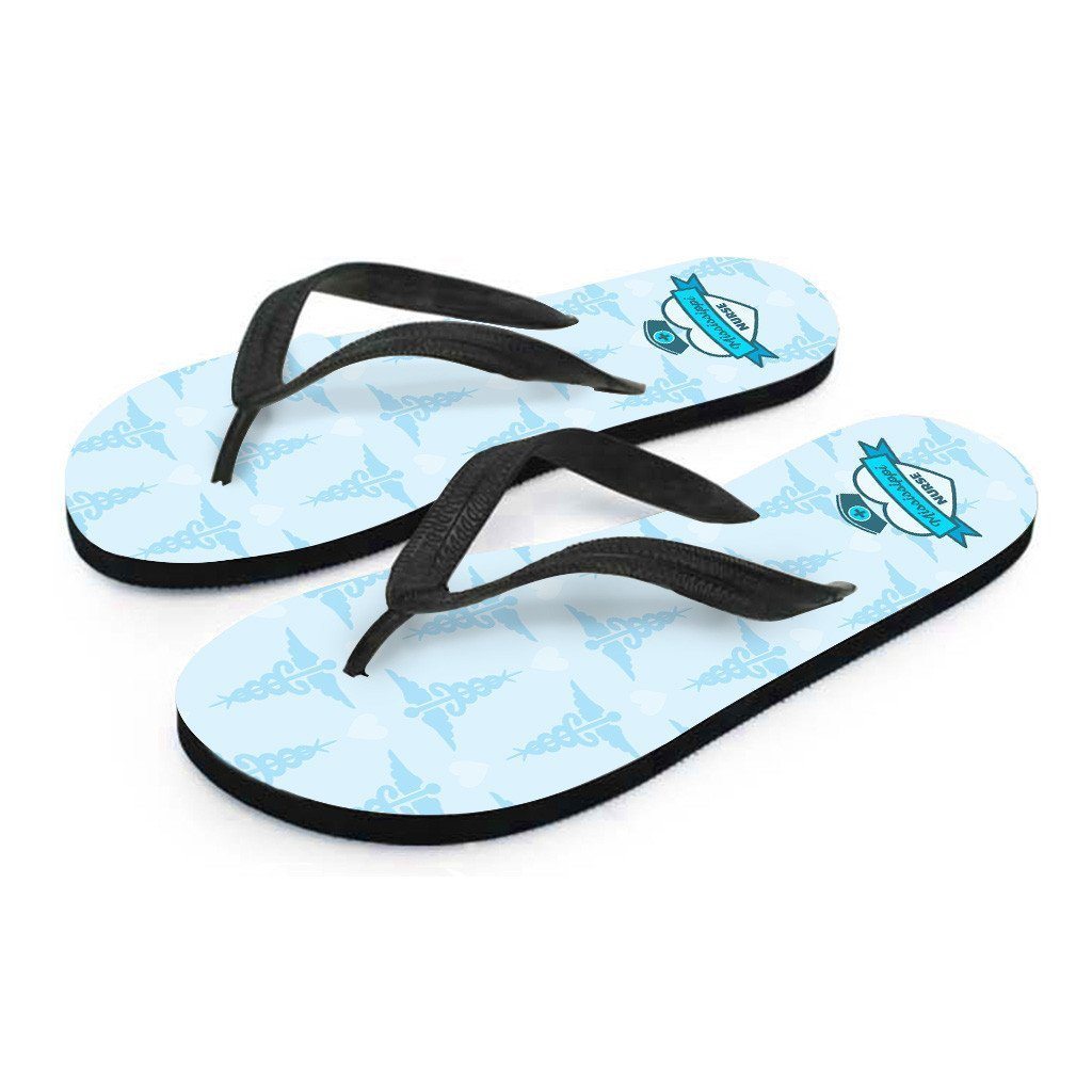 MS Nurse Blue Flip-Flops