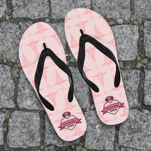 MS Nurse Pink Flip-Flops