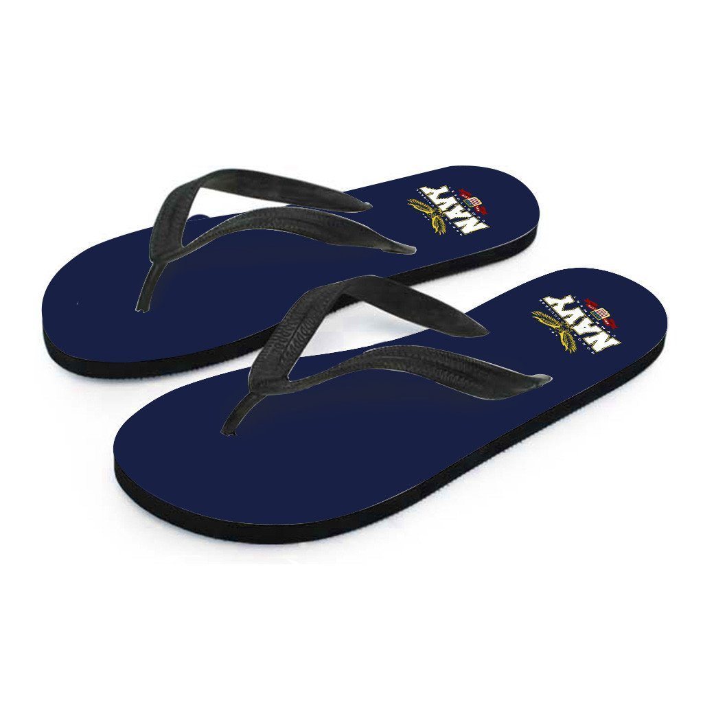 Navy Flip-Flops