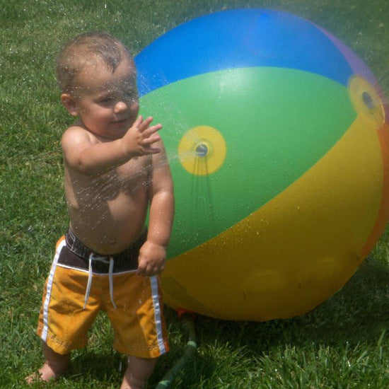 Beach ball sprinkler