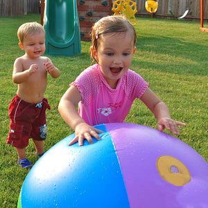 Beach ball sprinkler