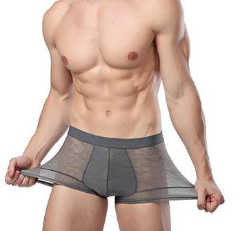 Transparent Silky Sexy Men Bamboo Fiber Underwear