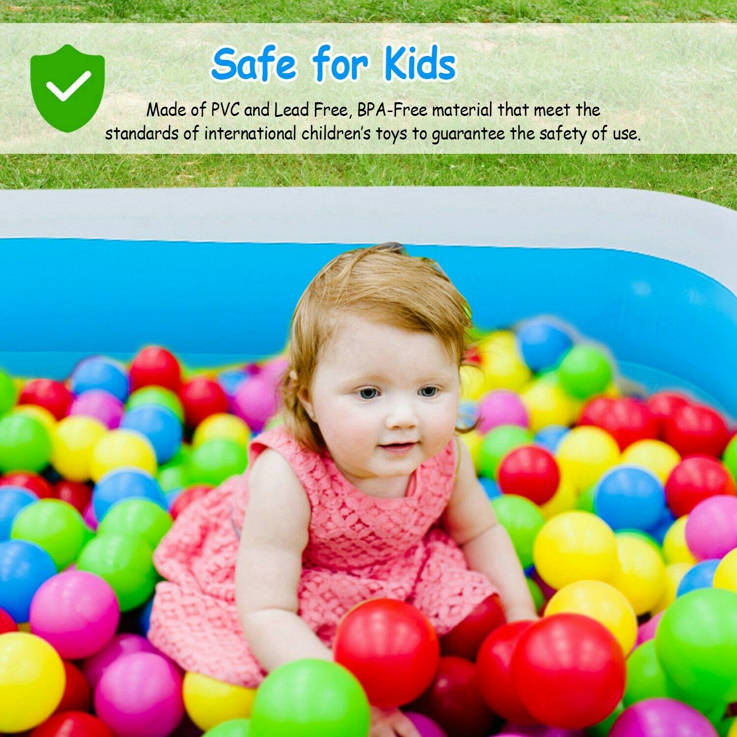 Summer Blue Inflatable Family Swimming Pool