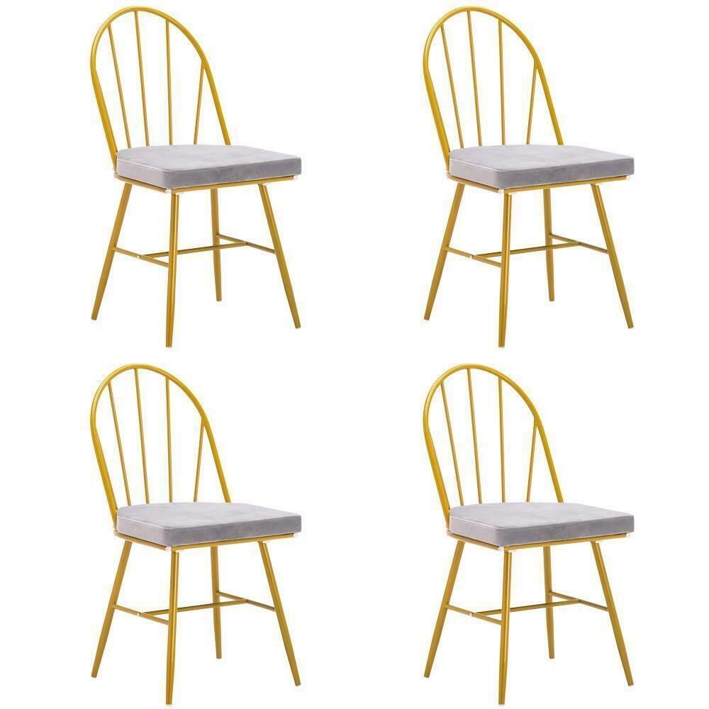 5 Piece Marble Dining Table Set 4 Chairs Kitchen Dining Room