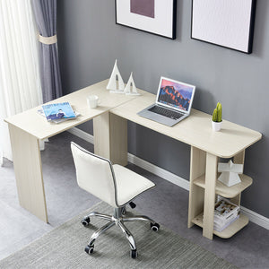 Corner Computer Desk L-Shaped PC Laptop Table Home Office Writing Gaming Table