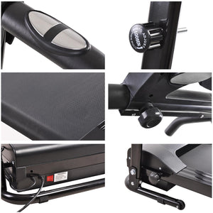 Luxury Electric Treadmill Portable Folding Fitness Running Treadmill with LCD Display