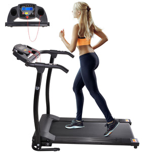 Luxury Electric Treadmill Portable Folding Fitness Running Treadmill with LCD Display