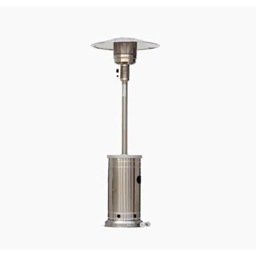 Patio Heater 48000 BTU Stainless Steel Propane with Wheels