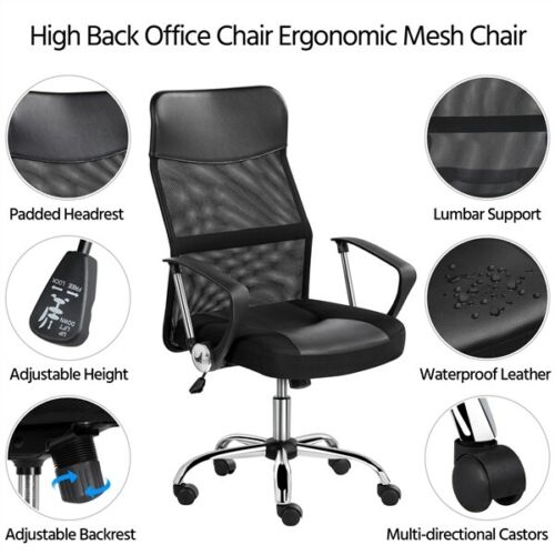 Home Office Desk Chairs High Back Ergonomic Executive Chair Swivel Task Chair
