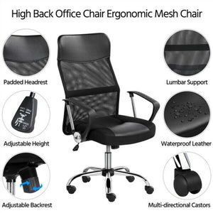Home Office Desk Chairs High Back Ergonomic Executive Chair Swivel Task Chair