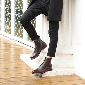 The Brits Bullock Lace Up High Ankle Men Boots